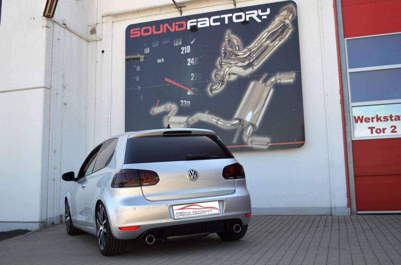 Friedrich Motorsport Gr.A Duplexanlage für VW Golf VI (Bj. 10/2008-2012)