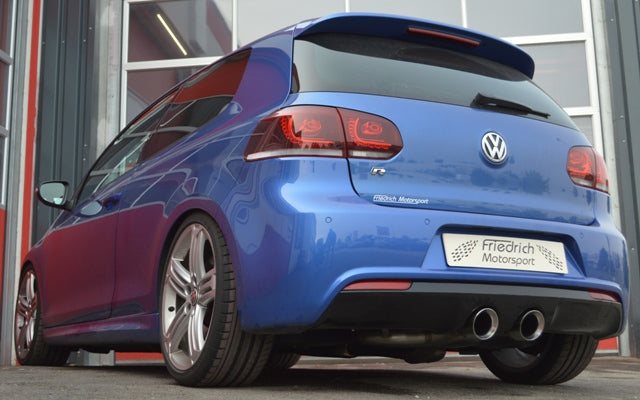 Friedrich Motorsport 76mm Duplex-Anlage mit Klappensteuerung für VW Golf VI R Allrad (ab Bj. 2009)