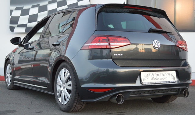 Friedrich Motorsport 3 Zoll (76mm) Duplexanlage für VW Golf VII GTI (Bj. 2013-02/2017)