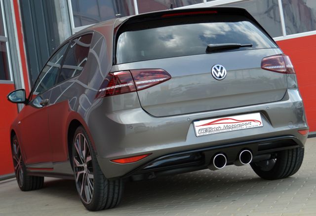 Friedrich Motorsport 76mm Duplex-Anlage für VW Golf VII GTD (Bj. 2013-02/2017)