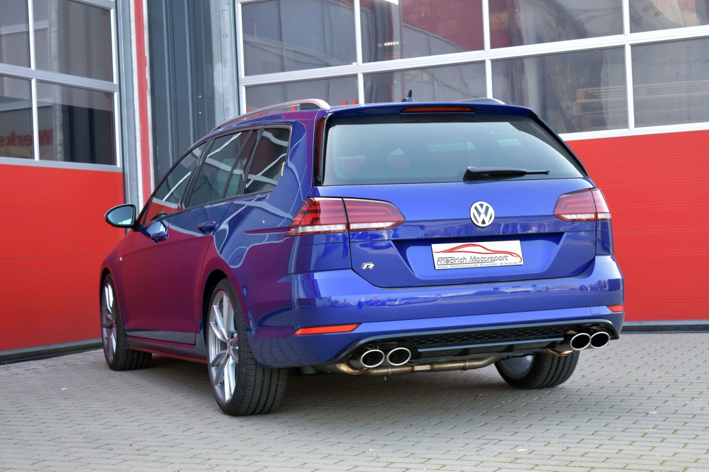 Friedrich Motorsport 76mm Duplexanlage für VW Golf VII R Variant (ab Bj. 2017)
