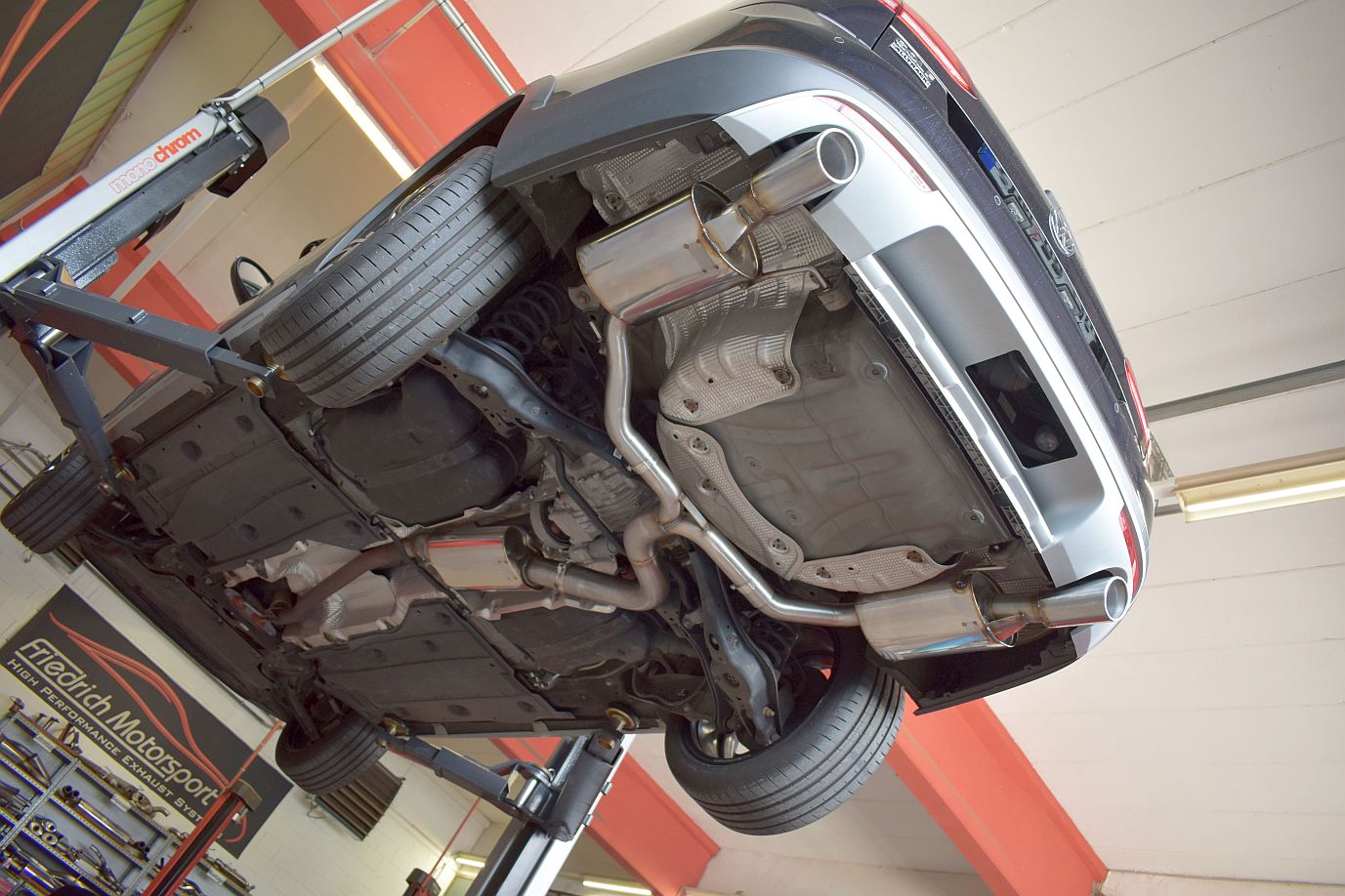Friedrich Motorsport 76mm Duplex-Anlage für VW Golf VII Variant Alltrack (Bj. 01/2015-08/2018)