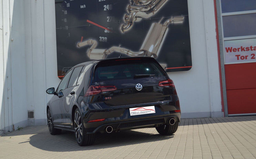 Friedrich Motorsport 76mm Duplex-Anlage für VW Golf VII GTI / Performance (Bj. 02/2017-08/2018)