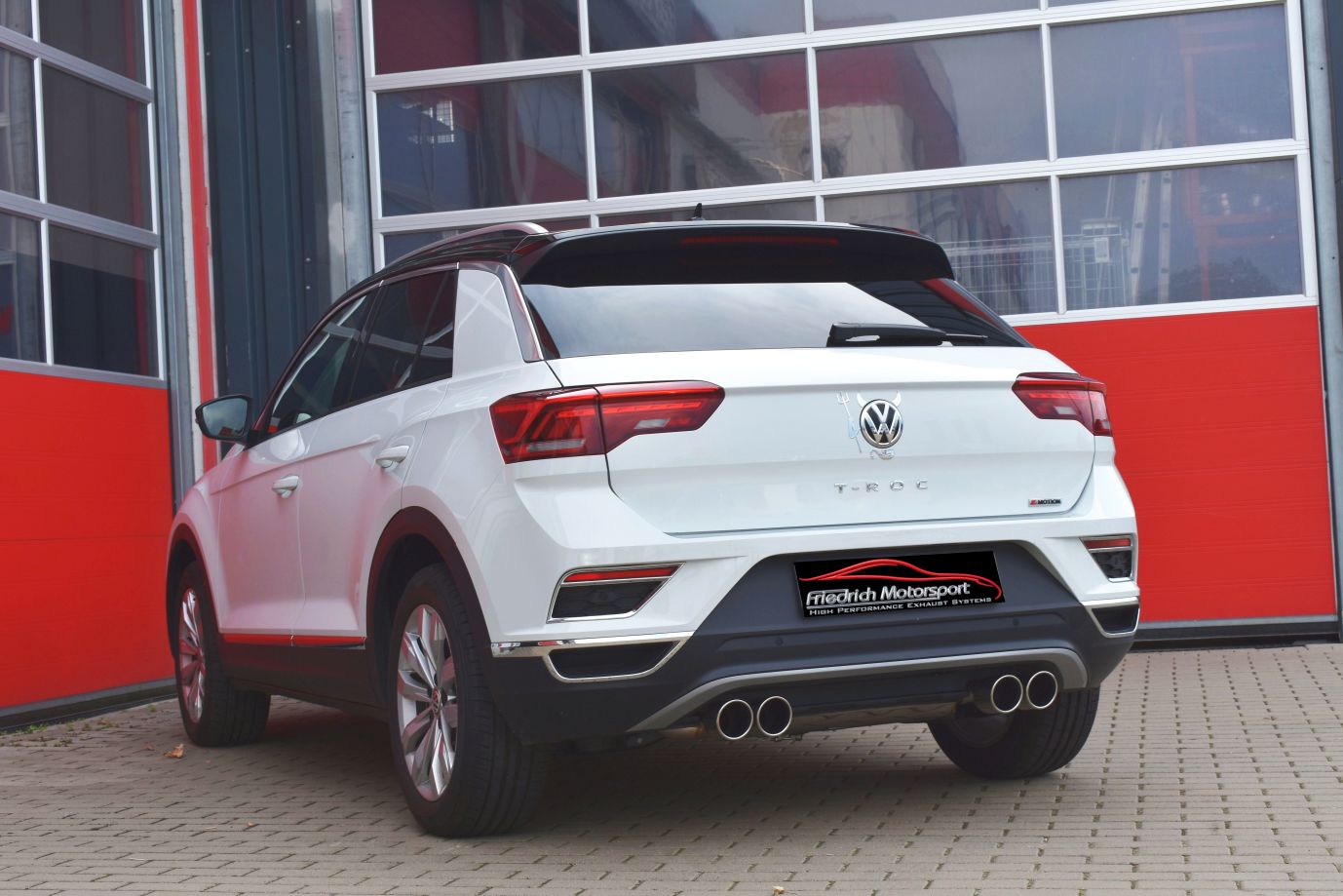 Friedrich Motorsport 76mm Duplex-Anlage für VW T-ROC 4motion (Bj. 09/2018-2021)