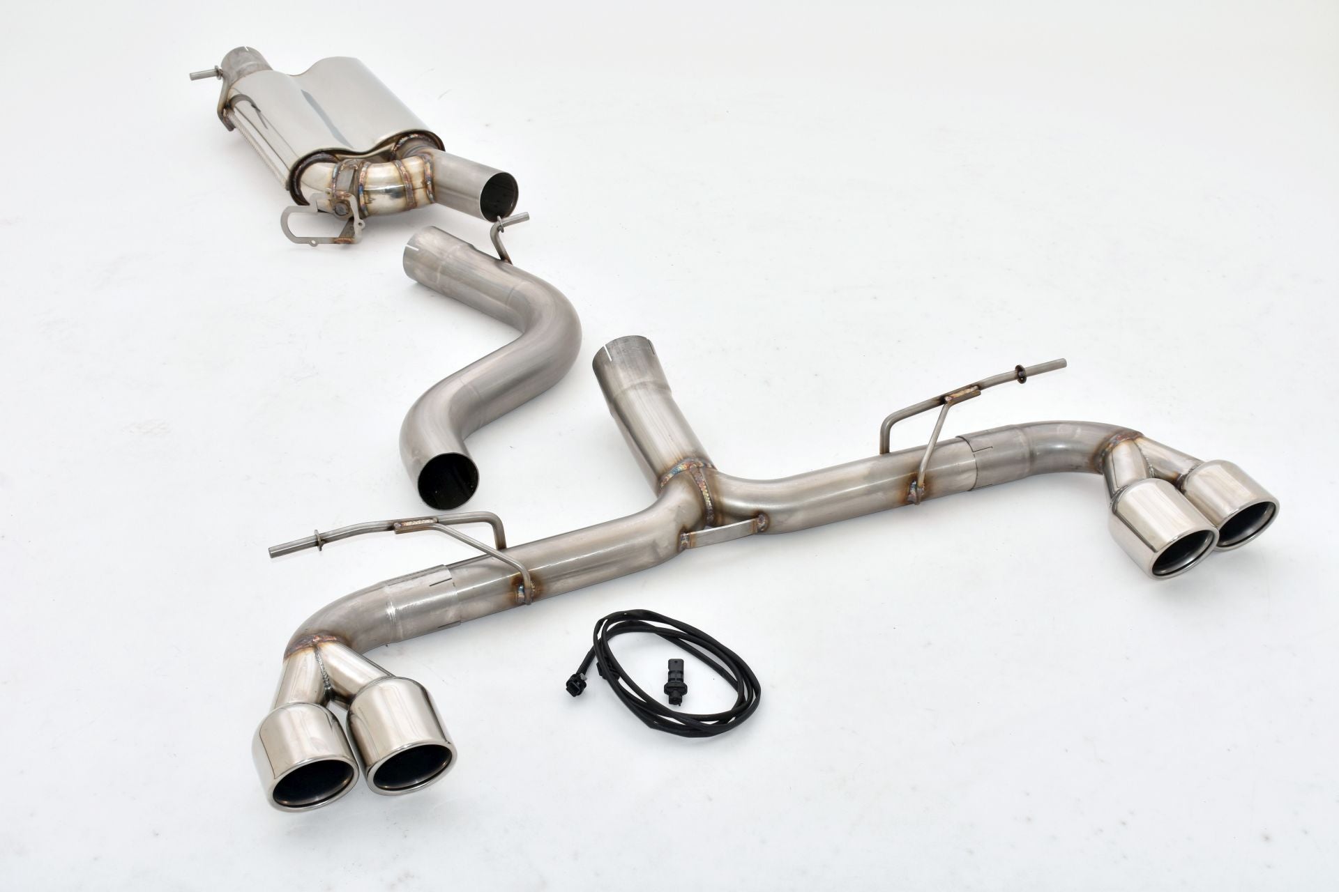 Friedrich Motorsport 76mm Duplex-Anlage mit originaler Klappensteuerung für VW Golf VII R (Bj. 12/2018-12/2020)