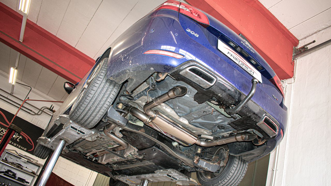 Friedrich Motorsport 76mm Duplex-Anlage für Peugeot 308 SW (Bj. 01/2015-10/2017)