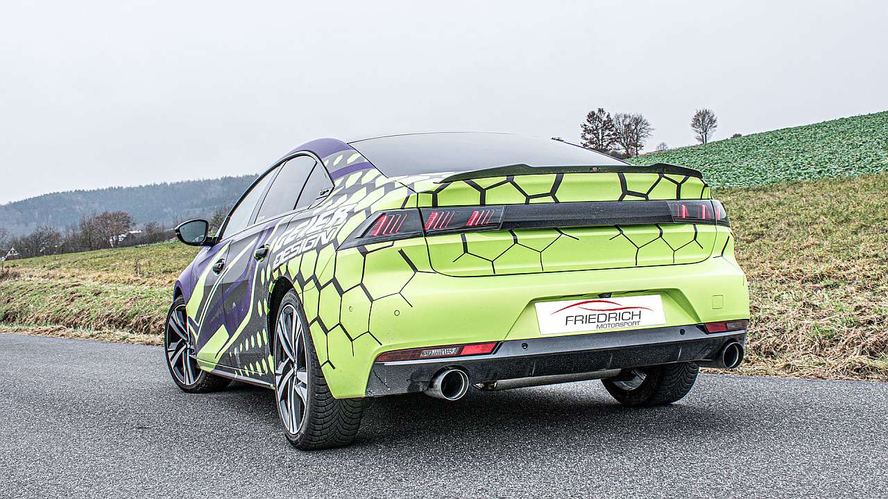 Friedrich Motorsport 76mm Duplex-Anlage für Peugeot 508 II Limousine GT (Bj. 09/2019-07/2021)