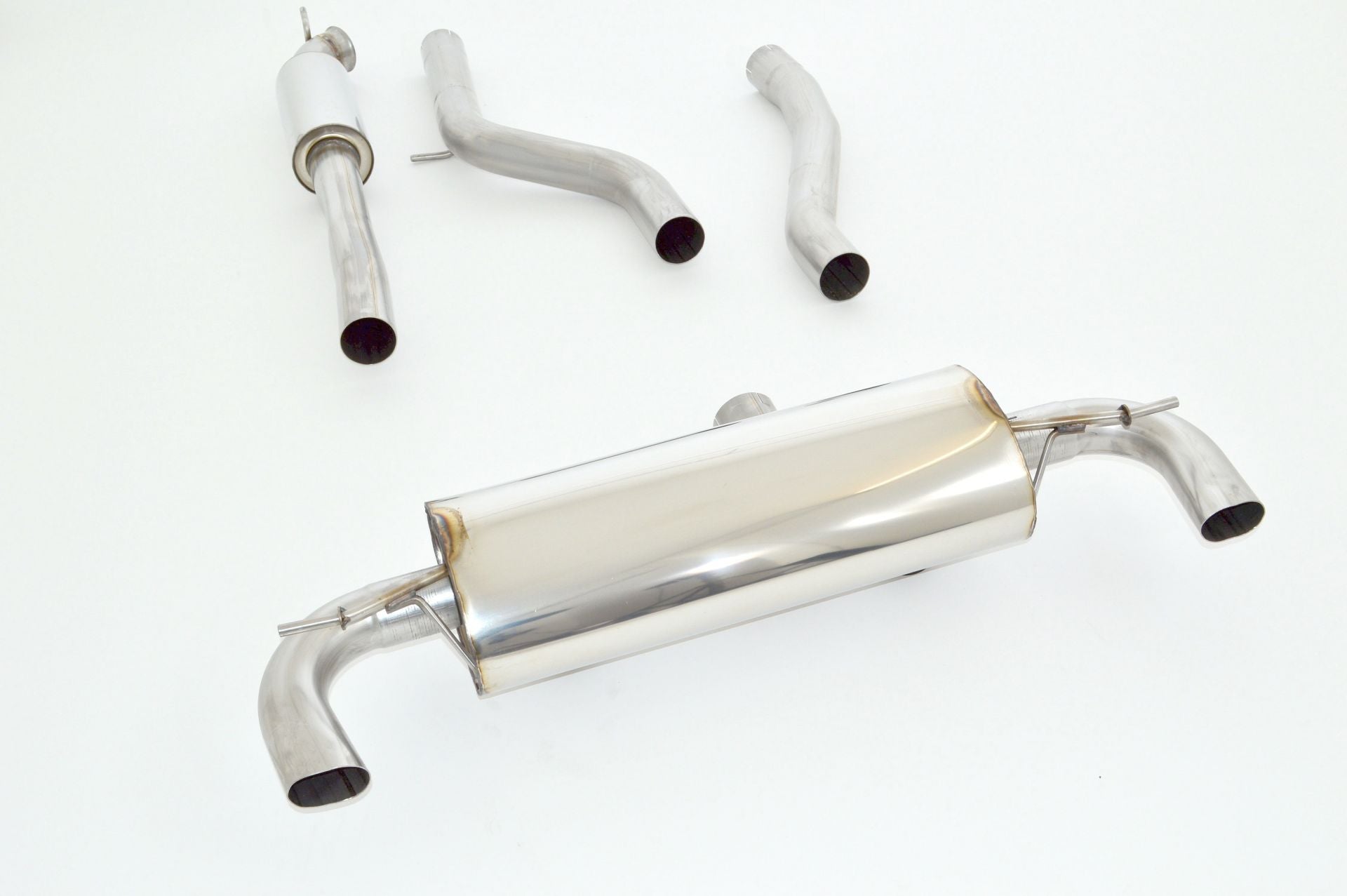 Friedrich Motorsport 76mm Duplex-Anlage für Mercedes W176 A-Klasse Frontantrieb (ab Bj. 09/2015)