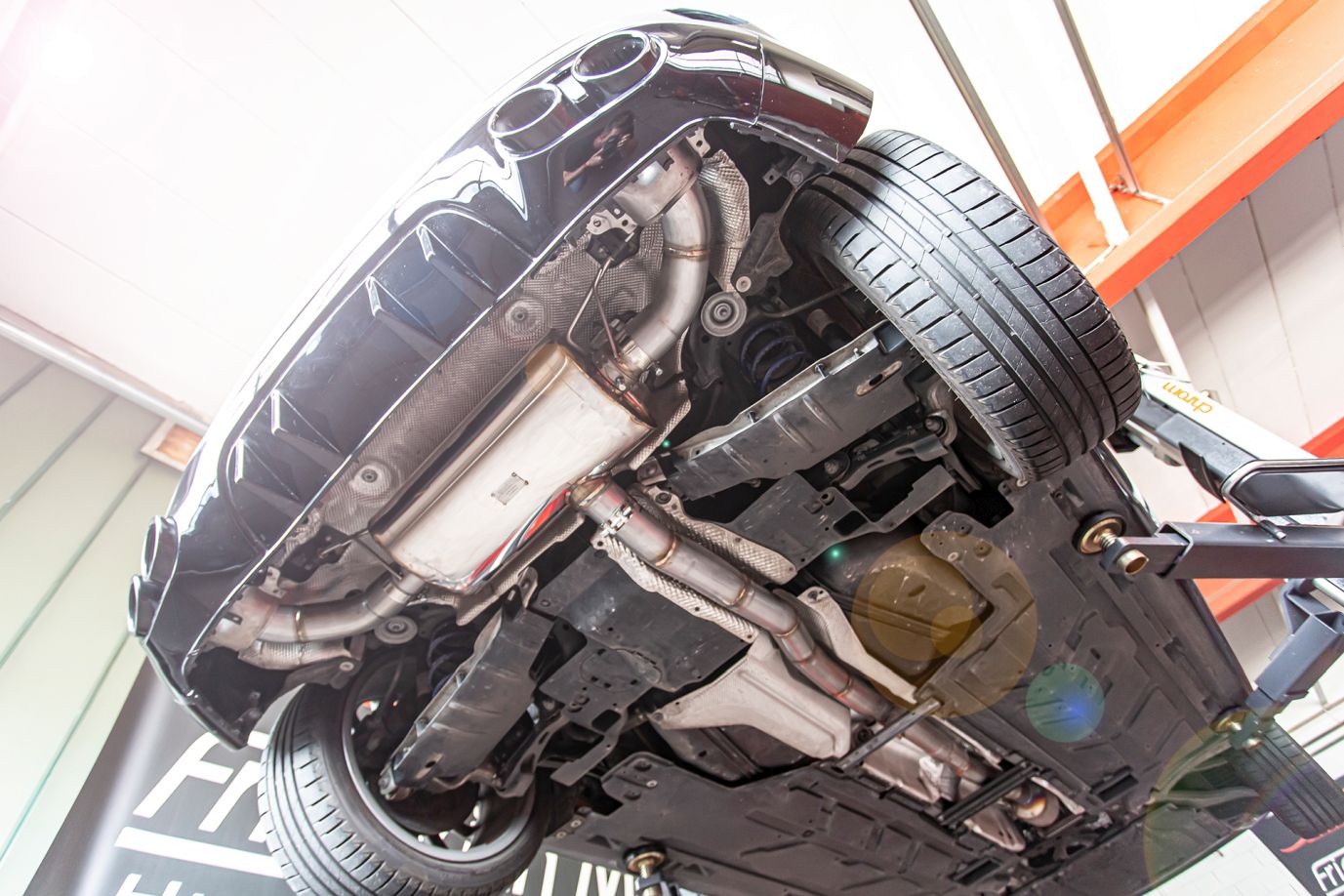Friedrich Motorsport 76mm Duplex-Anlage für Mercedes W177 A-Klasse Frontantrieb & 4MATIC (Bj. 05/2018-10/2022)