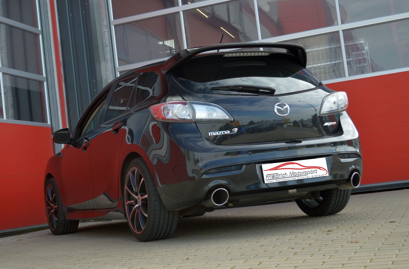 Friedrich Motorsport 3 Zoll (76mm) Duplexanlage für Mazda 3 MPS (BL) (ab Bj. 10/2009)