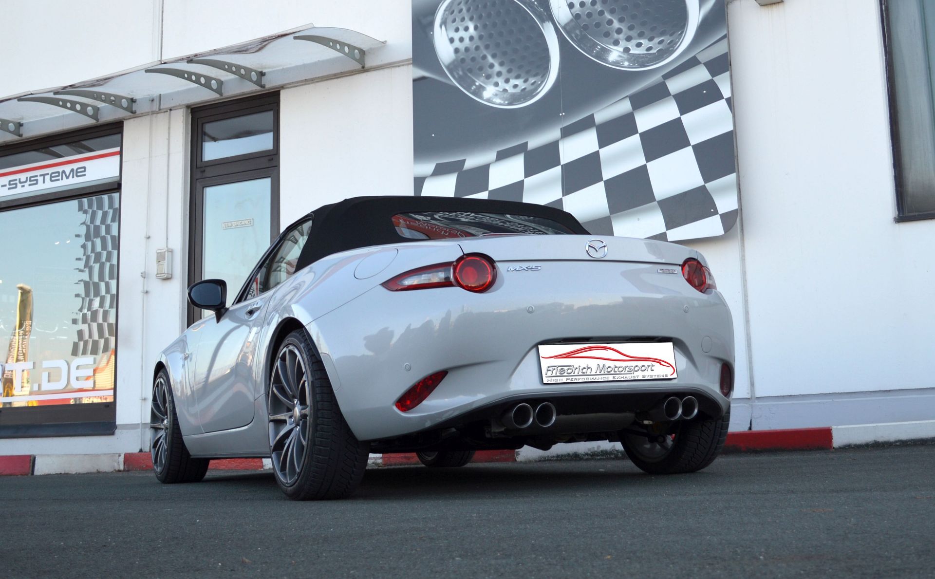 Friedrich Motorsport Gruppe A Duplex-Anlage für Mazda MX-5 ND Roadster (ab Bj. 04/2015)