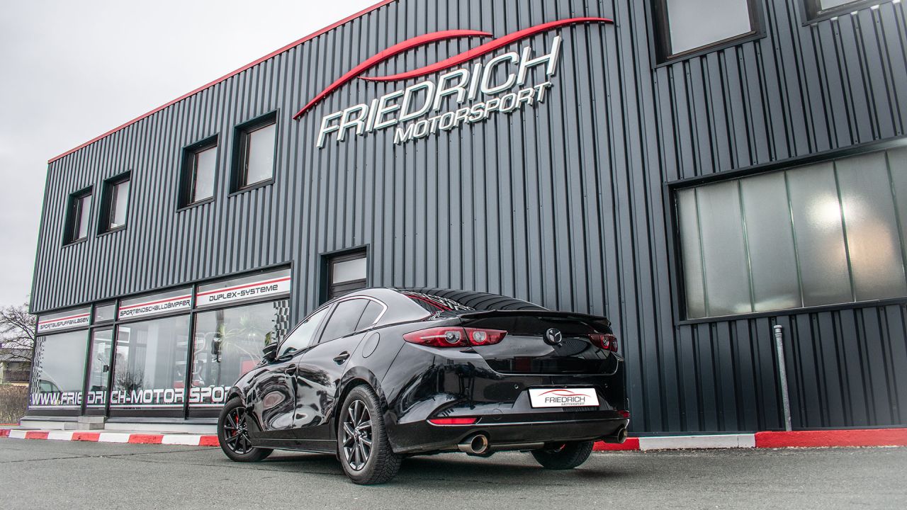 Friedrich Motorsport Gruppe A Duplex-Anlage für Mazda 3 (BP) Fastback Frontantrieb (ab Bj. 03/2019)