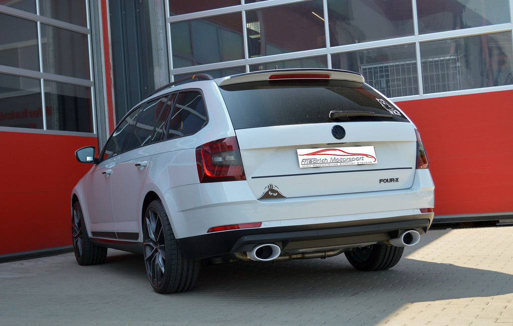 Friedrich Motorsport 76mm Duplex-Anlage für Skoda Octavia 5E (ab Bj. 2013)