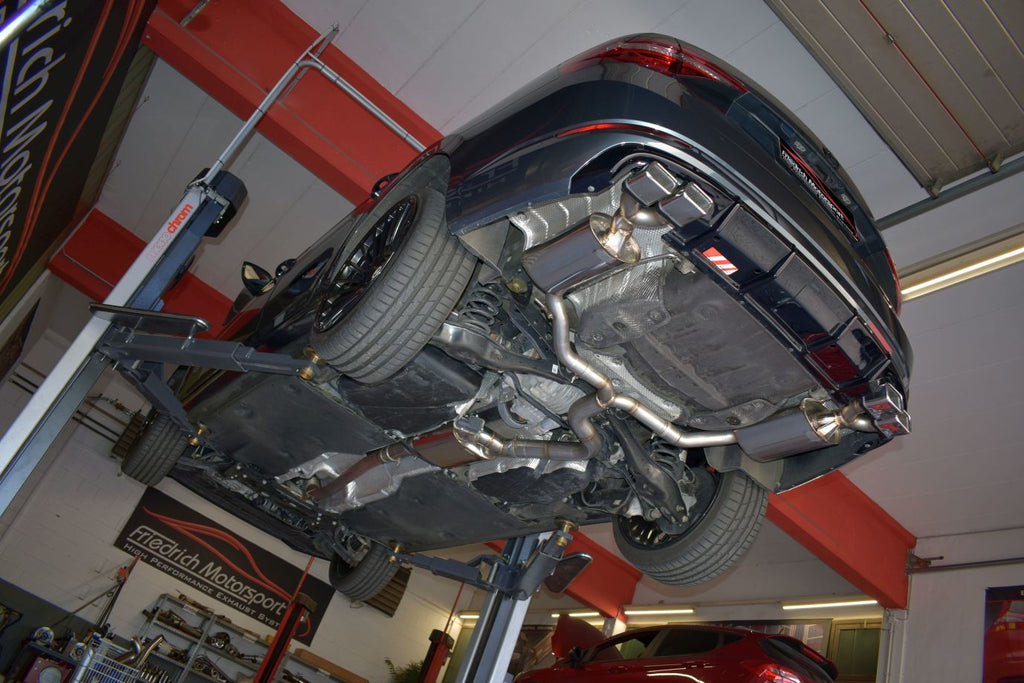 Friedrich Motorsport 76mm Duplex-Anlage mit originaler Klappensteuerung für Skoda Superb 3V (3T) (Bj. 03/2015-06/2018)