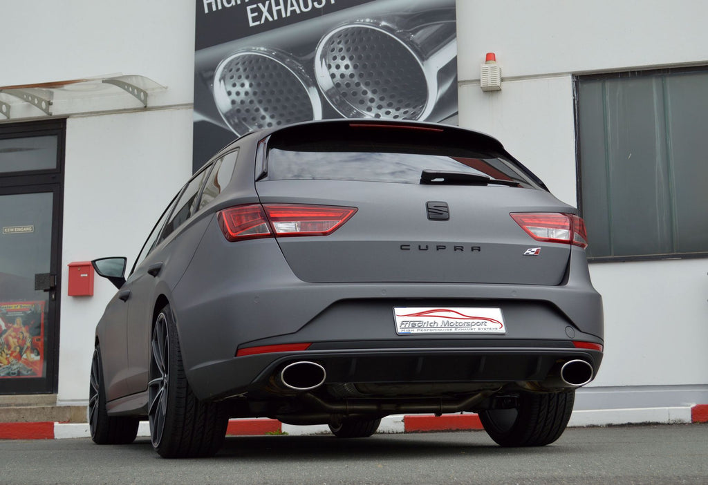 Friedrich Motorsport 76mm Duplex-Anlage für Seat Leon 5F ST Cupra (ab Bj. 2014)