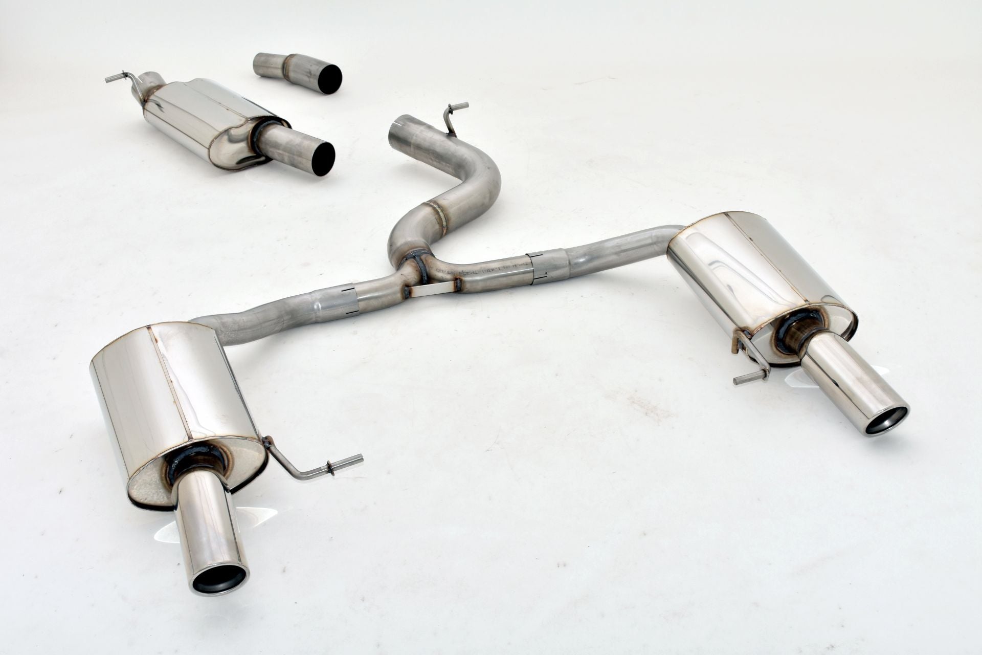Friedrich Motorsport 76mm Duplex-Anlage für Seat Leon 5F ST X-PERIENCE (ab Bj. 10/2014)