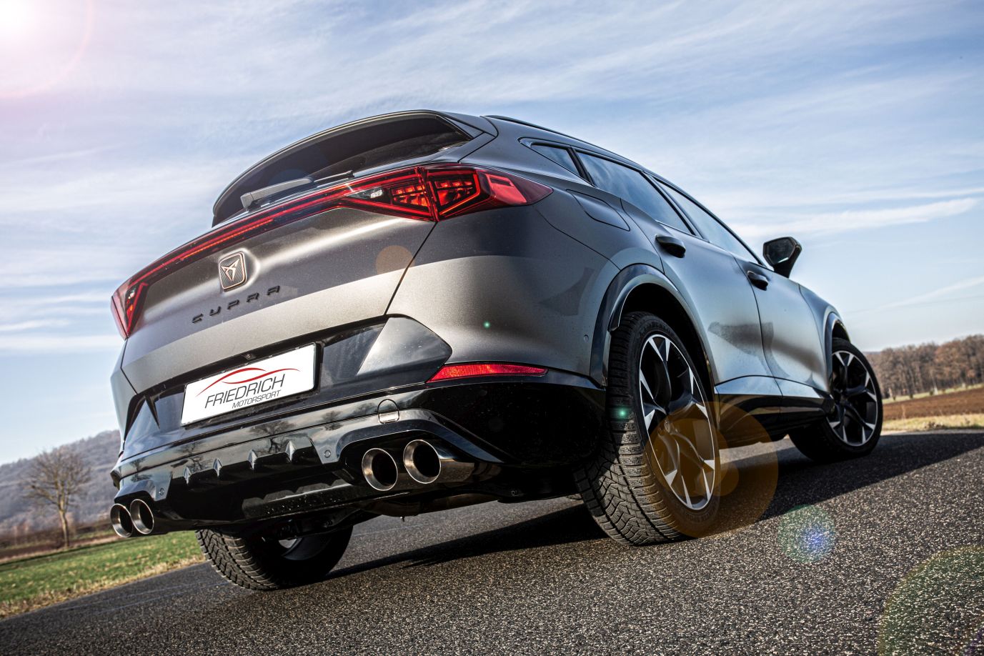 Friedrich Motorsport 76mm Duplex-Anlage mit originaler Klappensteuerung für Seat / Cupra Formentor 11/2020-