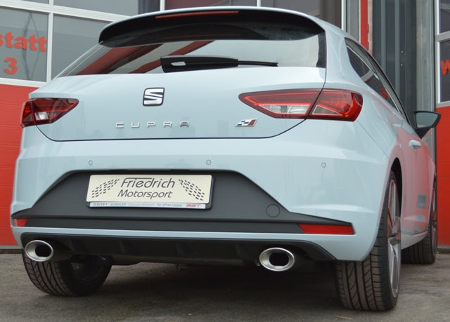 Friedrich Motorsport 76mm Duplexanlage für Seat Leon 5F Cupra (ab Bj. 2014)
