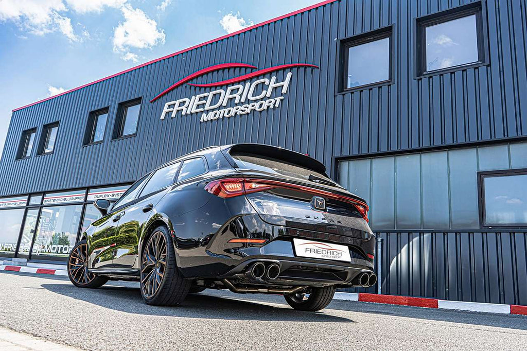 Friedrich Motorsport 76mm Duplexanlage für Seat Leon KL ST Cupra 4Drive (ab Bj. 02/2021-
2)