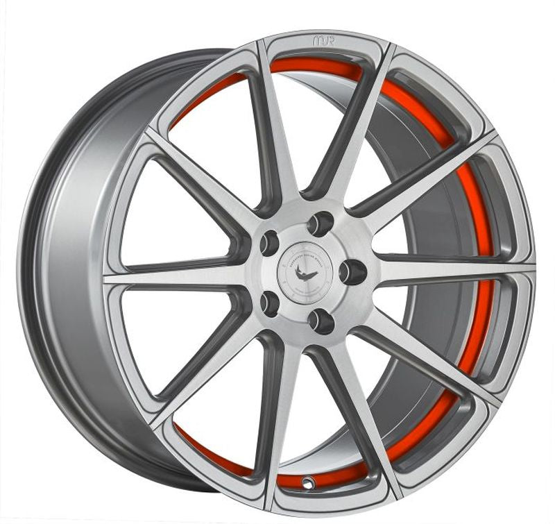 BARRACUDA PROJECT 2.0 silver brushed/ undercut Color Trim rot 9x20 ET40 115
