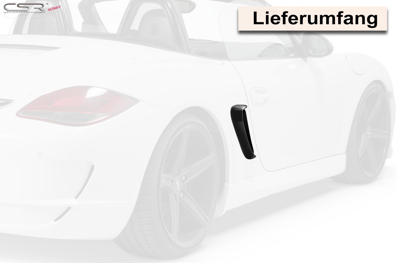 CSR Air Intake Blenden | Airintakes für Porsche Boxster 987 / Cayman 987 AI023