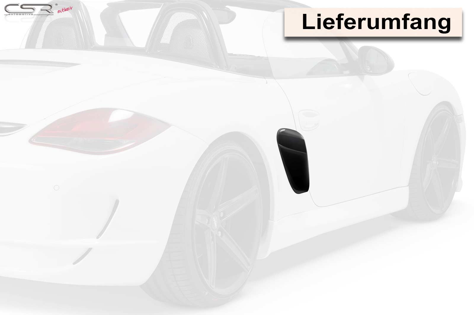 CSR Air Intake Blenden | Airintakes für Porsche Boxster 987 / Cayman 987 AI024