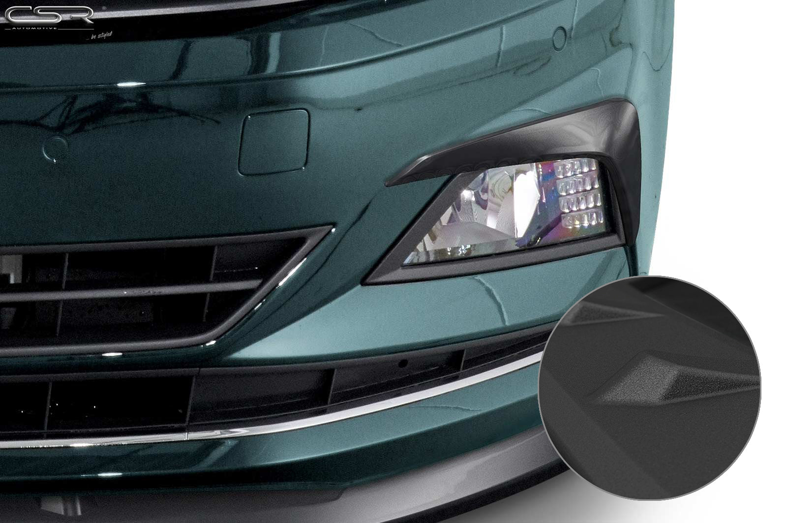 CSR Air Intake Blenden | Airintakes mit ABE für VW Polo 6 2G (Typ AW) AI030-S strukturiert schwarz matt (keine Lackierung erforderlich)