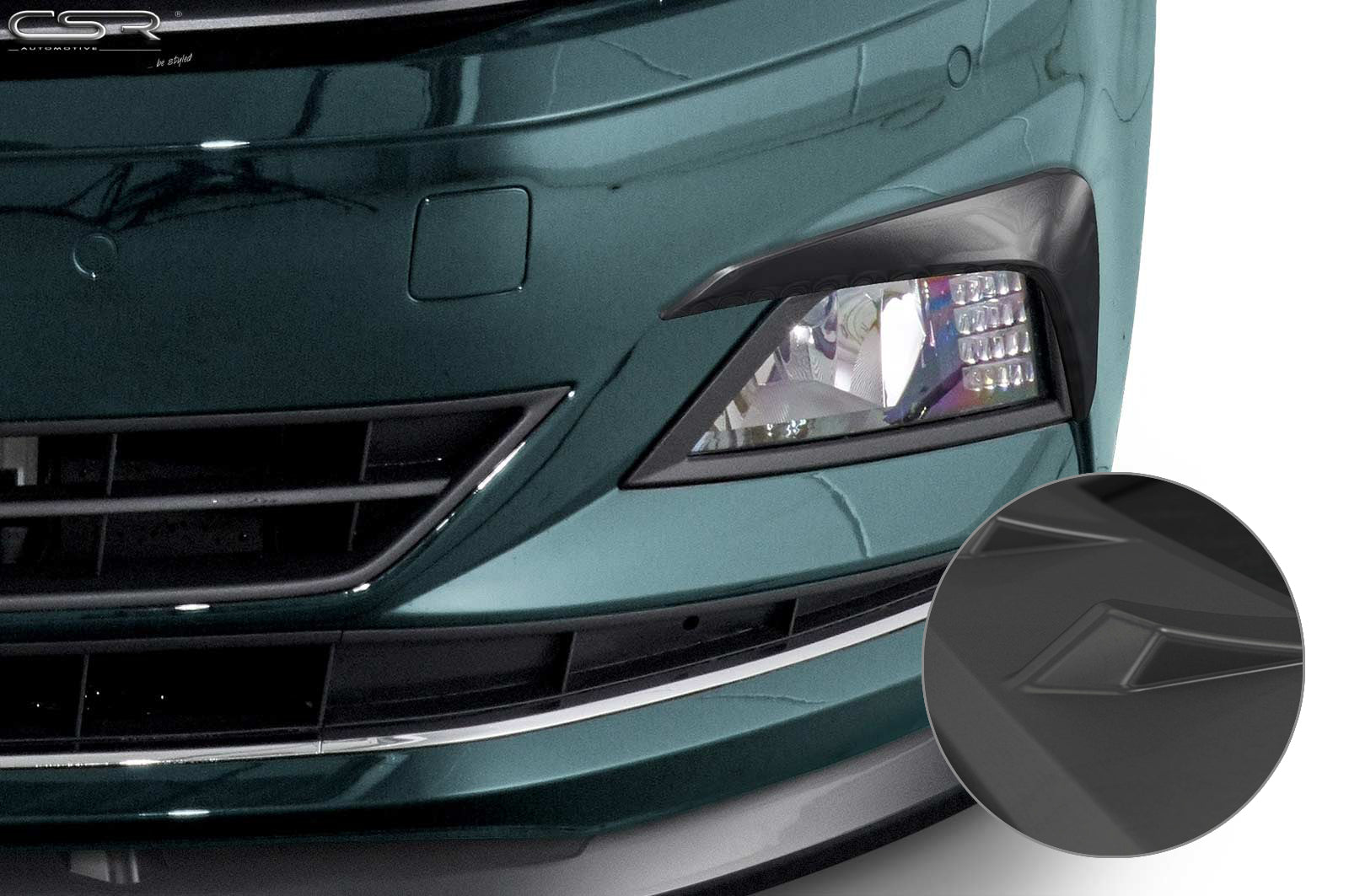 CSR Air Intake Blenden | Airintakes mit ABE für VW Polo 6 2G (Typ AW) AI030-L Lackierung erforderlich (unlackiert roh)