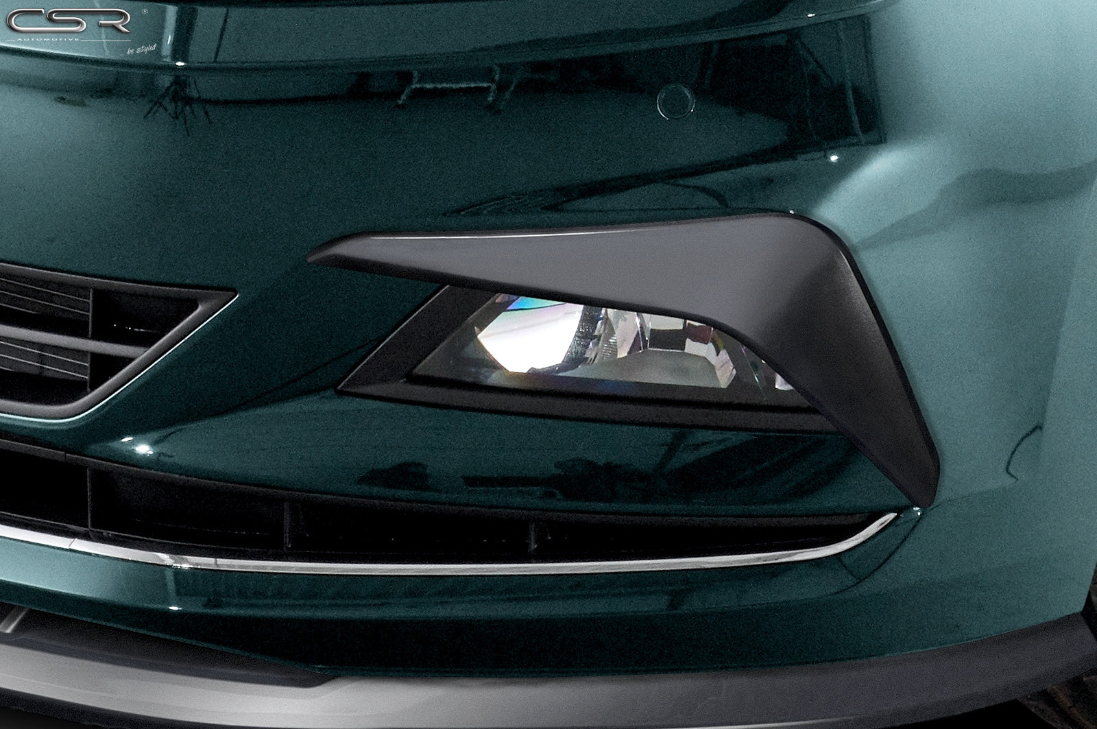 CSR Air Intake Blenden | Airintakes mit ABE für VW Polo 6 2G (Typ AW) AI030-C Carbon Look Hochglanz (keine Lackierung erforderlich)