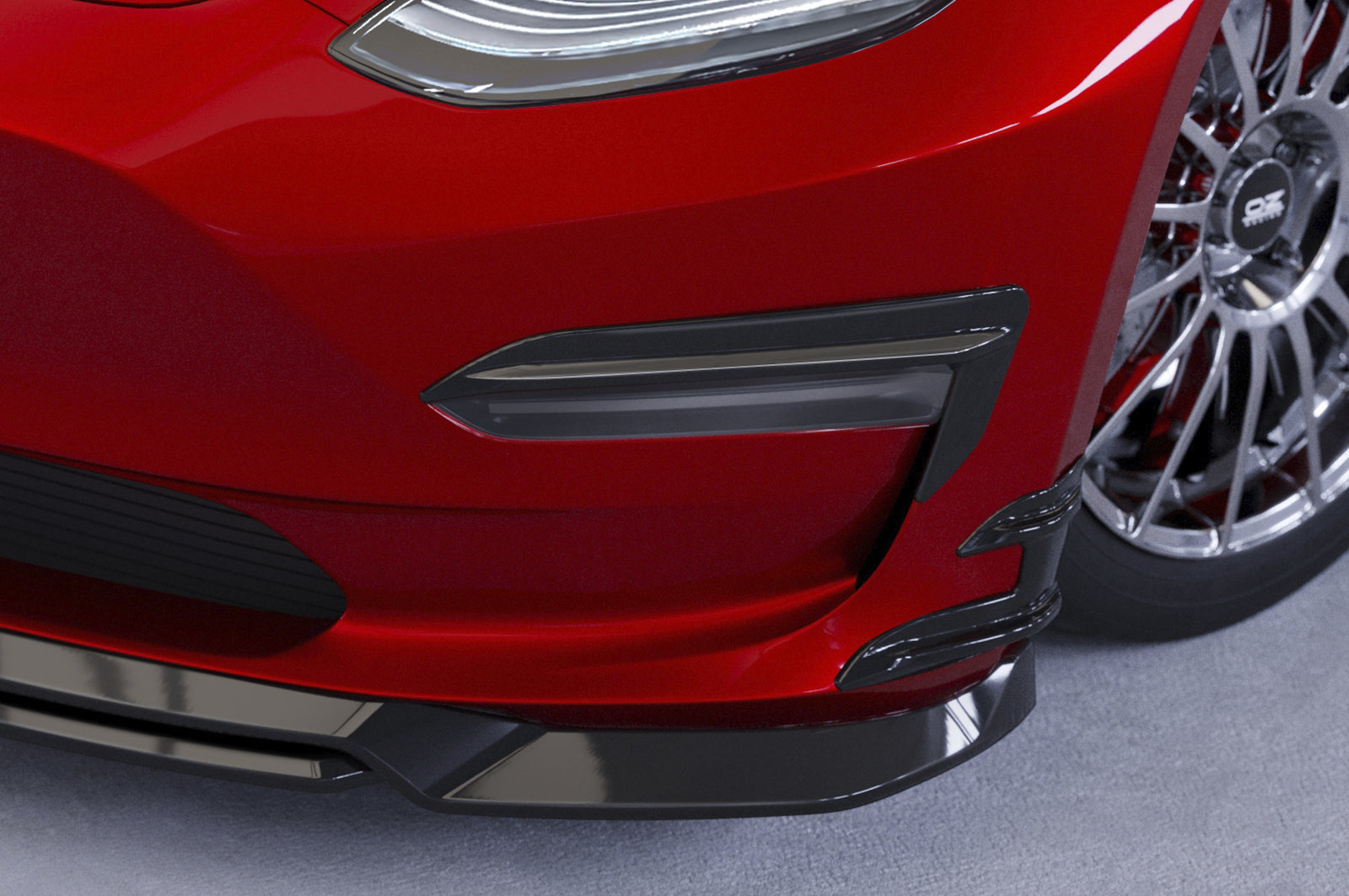 CSR Air Intake Blenden | Airintakes mit ABE für Tesla Model 3 AI031