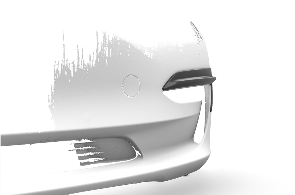 CSR Air Intake Blenden | Airintakes mit ABE für Tesla Model 3 AI031-S strukturiert schwarz matt (keine Lackierung erforderlich)