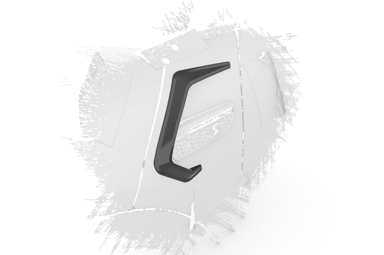 CSR Air Intake Blenden | Airintakes mit ABE für Mini F55, F56, F27 AI032-C Carbon Look Hochglanz (keine Lackierung erforderlich)