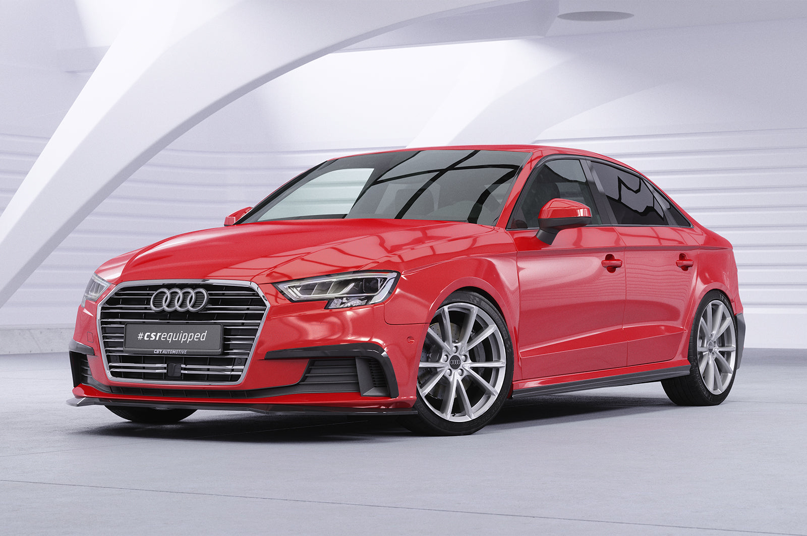 CSR Air Intake Blenden | Airintakes mit ABE für Audi A3 (8V) AI034-C Carbon Look Hochglanz (keine Lackierung erforderlich)