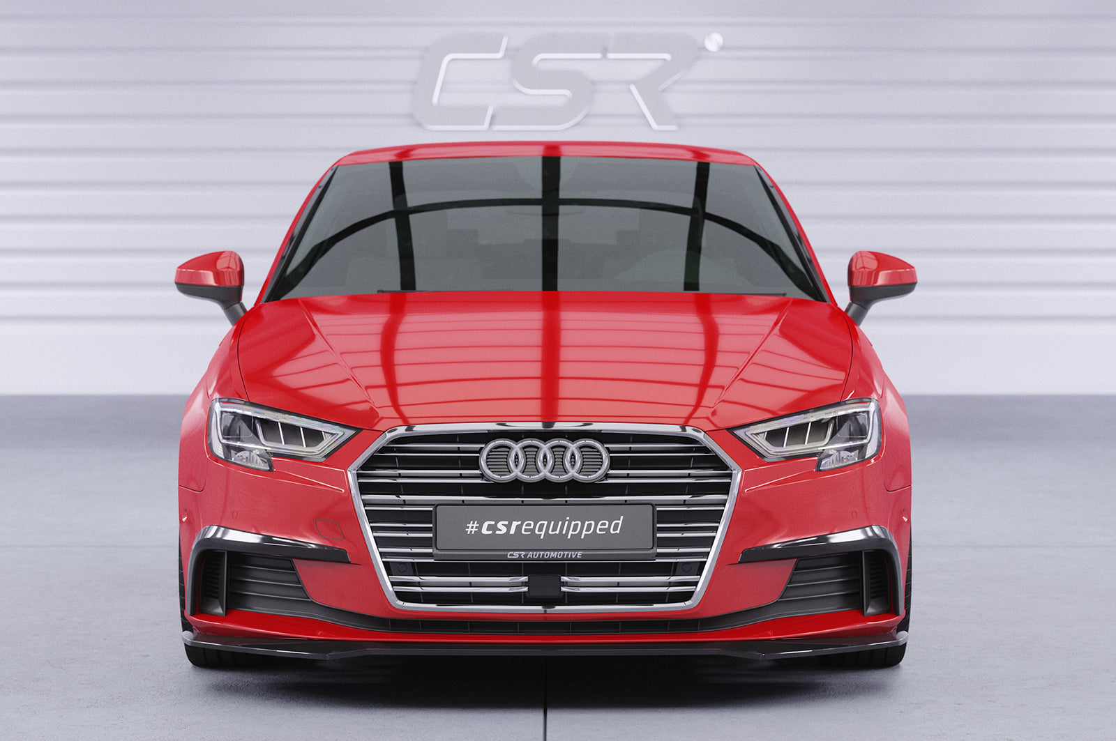 CSR Air Intake Blenden | Airintakes mit ABE für Audi A3 (8V) AI034-S Strukturiert schwarz matt (keine Lackierung erforderlich)