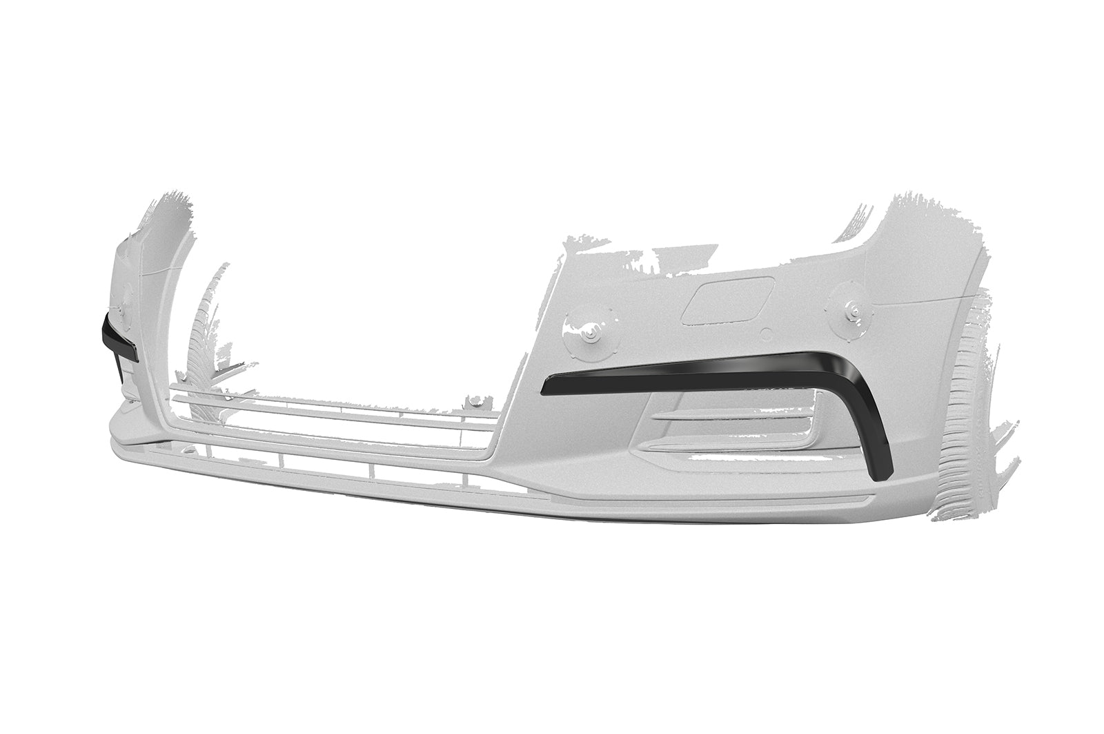 CSR Air Intake Blenden | Airintakes mit ABE für Audi A3 (8V) AI034-S strukturiert schwarz matt (keine Lackierung erforderlich)