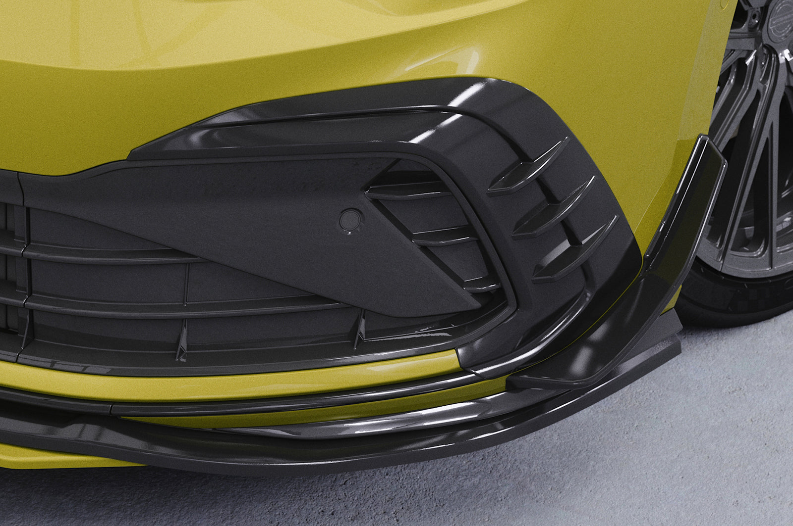 CSR Air Intake Blenden | Airintakes mit ABE für VW Golf 8 GTI, GTD, GTE, R-Line AI035-L Lackierung erforderlich