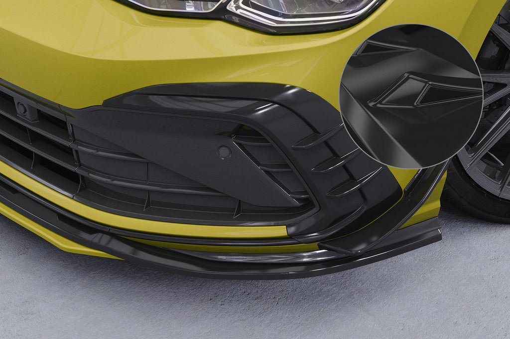 CSR Air Intake Blenden | Airintakes mit ABE für VW Golf 8 GTI, GTD, GTE, R-Line AI035-G Glossy schwarz Hochglanz (keine Lackierung erforderlich)
