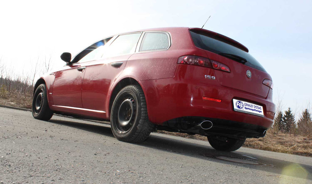Fox passend fürAlfa Romeo 159/ Alfa Romeo 159 Sportwagon Endschalldämpfer rechts/links - 115x85 Typ 38 rechts/links