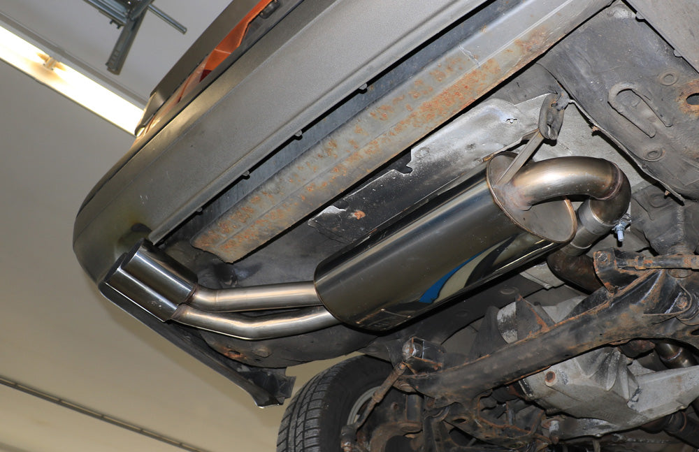 Fox passend fürAudi 80/90 Typ 85 quattro Facelift Endschalldämpfer - 2x76 Typ 10