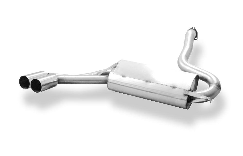 Fox passend fürAudi 80/90 Typ 85 quattro Facelift Endschalldämpfer - 2x76 Typ 10