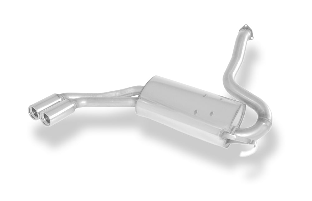 Fox passend fürAudi 80/90 Typ 85 quattro Facelift Endschalldämpfer - 2x76 Typ 13