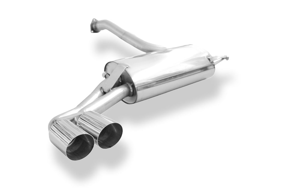 Fox passend fürAudi 80/90 Typ 85 quattro Facelift Endschalldämpfer - 2x76 Typ 14