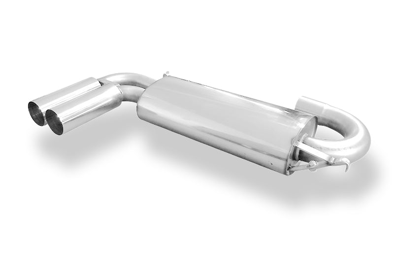Fox passend für Audi 80/90 Typ 89 quattro Endschalldämpfer quer - 2x76 Typ 10
