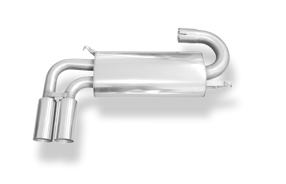 Fox passend fürAudi 80/90 Typ 89 quattro Endschalldämpfer quer - 2x76 Typ 10