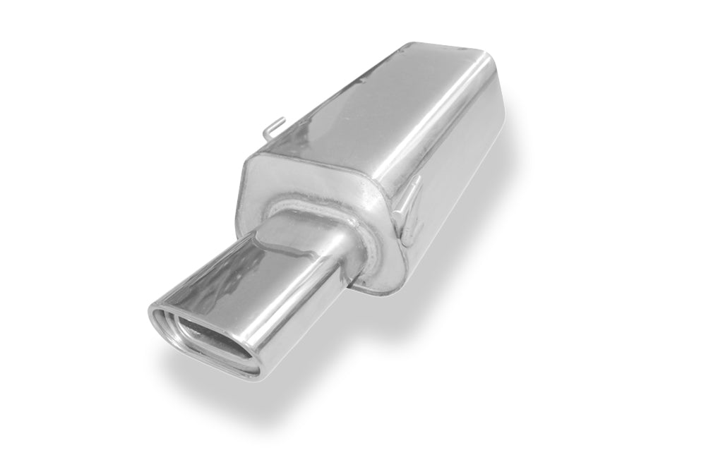 Fox passend fürAudi 80 Typ B4 Limousine & Avant Endschalldämpfer Ø63,5mm - 135x80 Typ 53