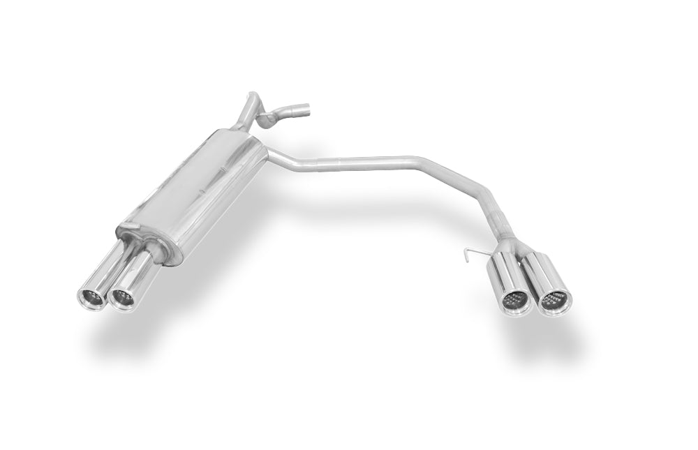 Fox passend für Audi A3 Typ 8L Endschalldämpfer Ausgang rechts/links  - 2x76 Typ 13 rechts/links