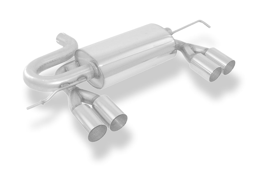 Fox passend fürAudi S3 Typ 8L Endschalldämpfer Ausgang rechts/links Ø 63,5mm - 2x80 Typ 10 rechts/links