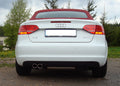 Fox passend für Audi A3 - 8P (Cabrio) Endschalldämpfer Ø70mm einseitig - 2x76 Typ 17