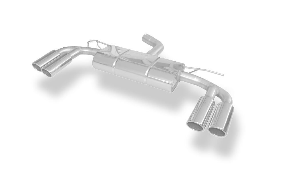 Fox passend fürAudi A3 - 8V Sportback Endschalldämpfer Ausgang rechts/links - 2x88x74 Typ 32 rechts/links