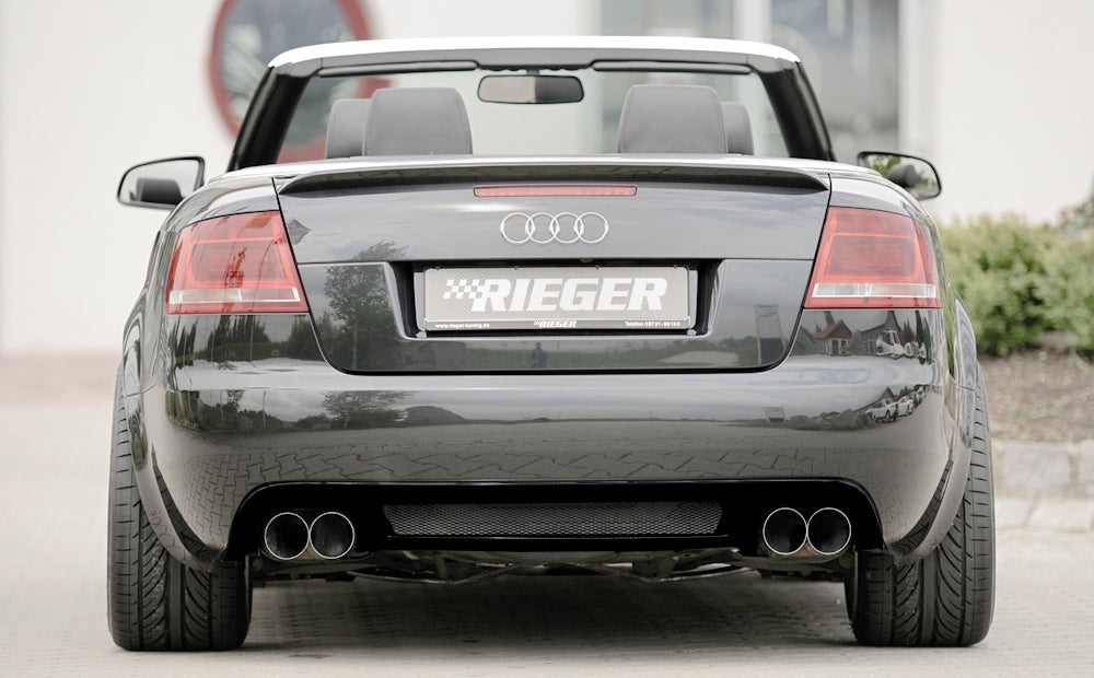 Fox passend für Audi A4 Typ 8H Rieger Endschalldämpfer rechts/links - 2x80 Typ 10 rechts/links passend an Rieger Heckansatz RIE00088077